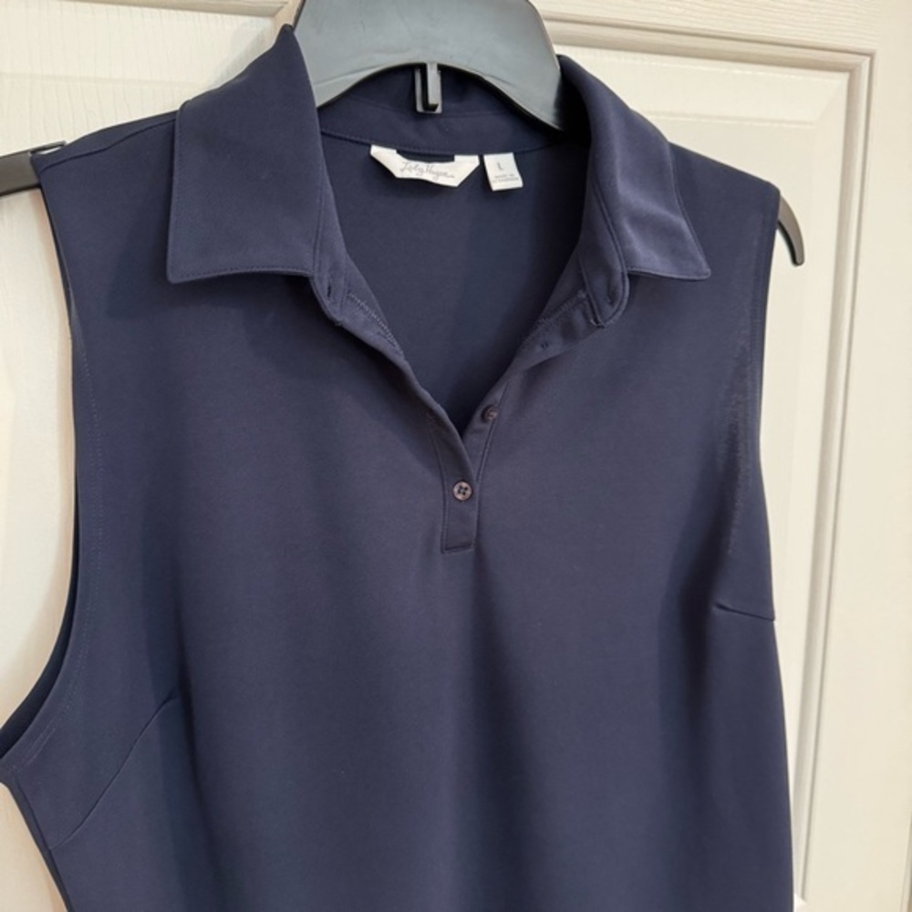 Lady Hagan Peformance Polo Sleeveless Golf Athletic Top Size Large